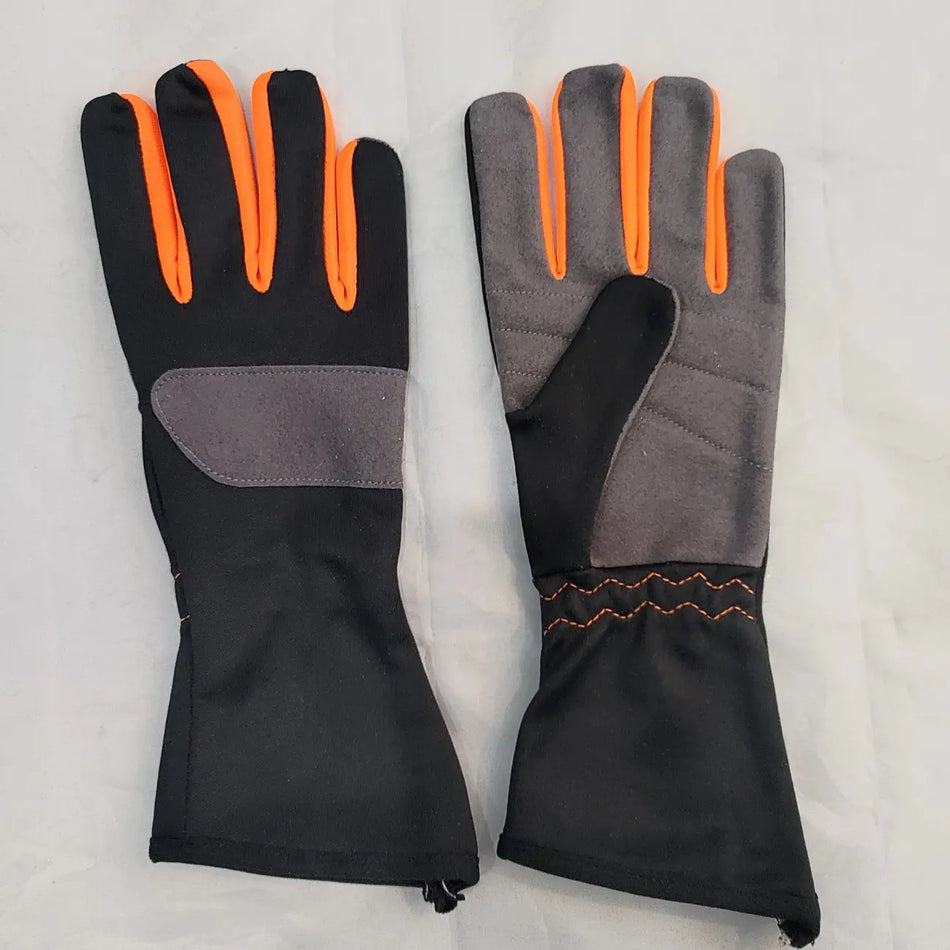 Go Kart gloves Adult (fluro orange)
