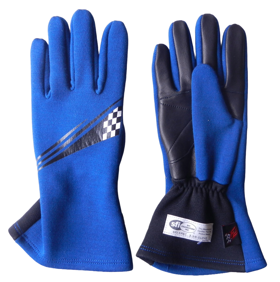 T-III Royal Blue Race Gloves SFI
