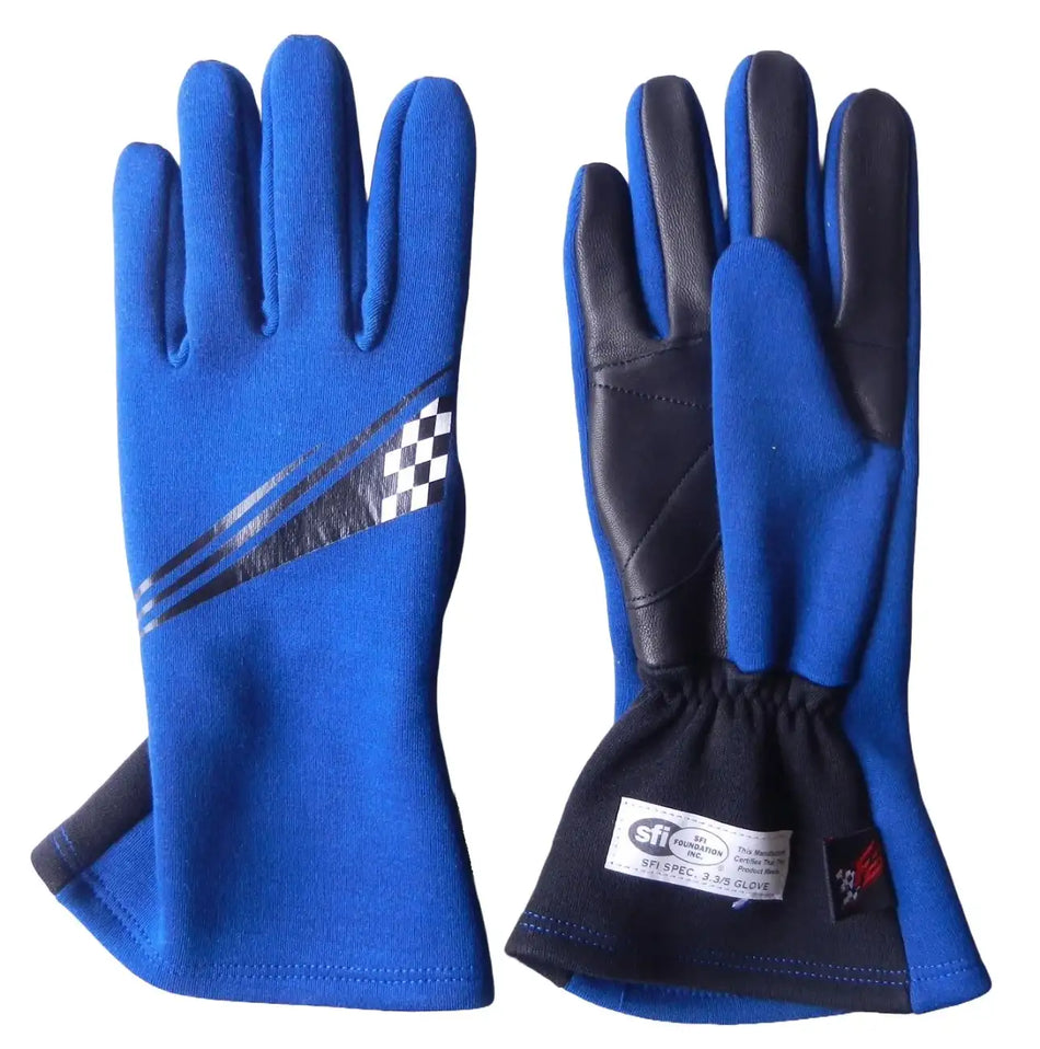 T-III Royal Blue Race Gloves SFI
