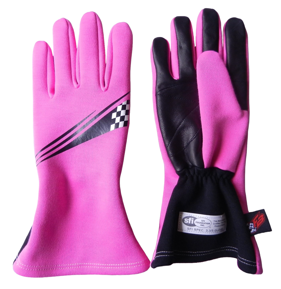 T-III  PINK Race Gloves SFI