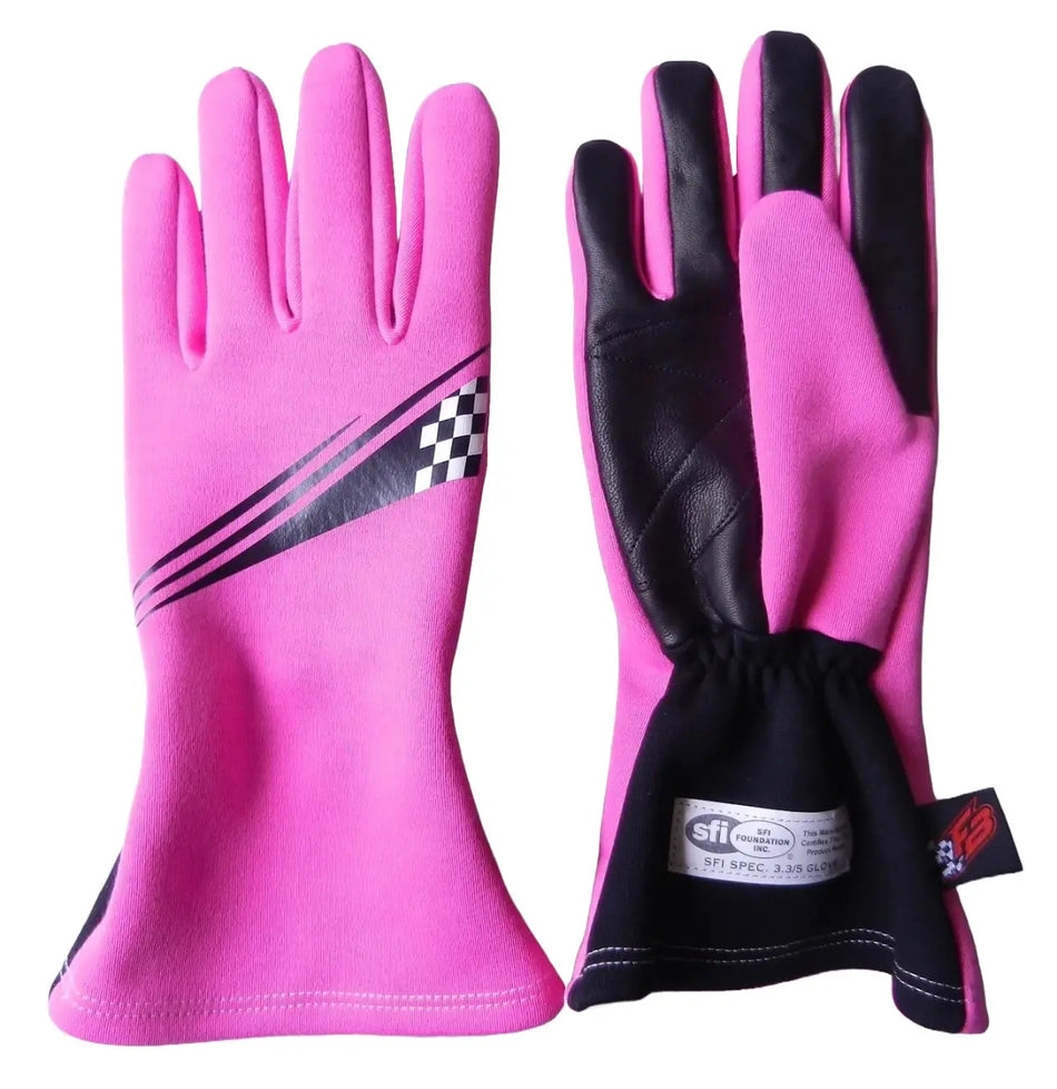 T-III  PINK Race Gloves SFI