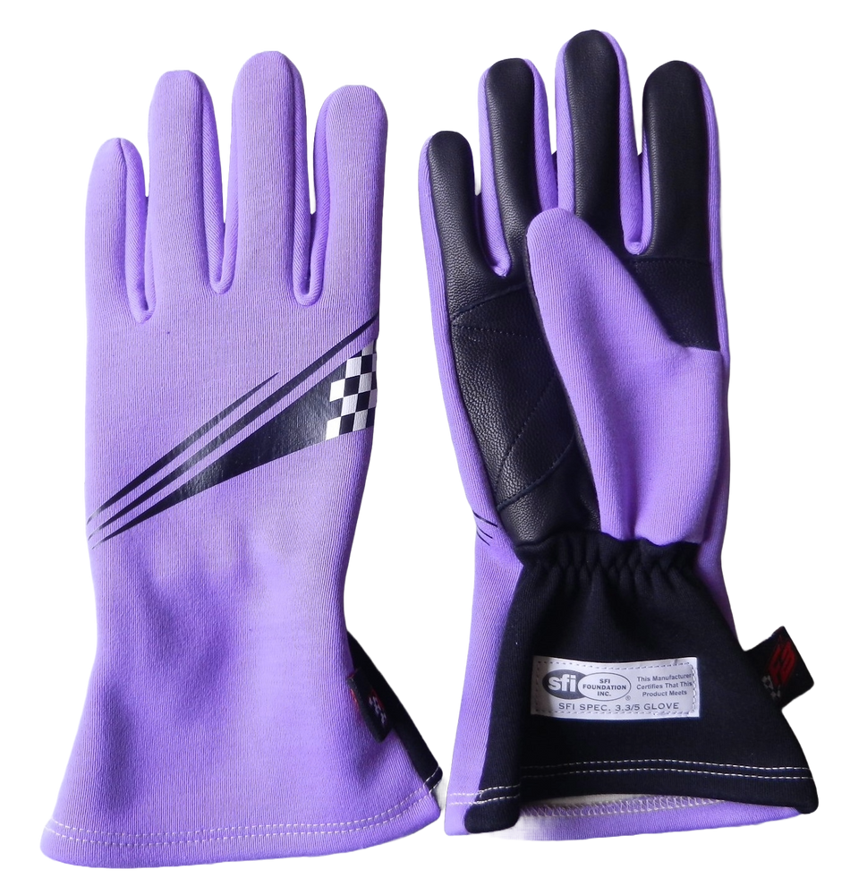 T-III  Purple Race Gloves SFI