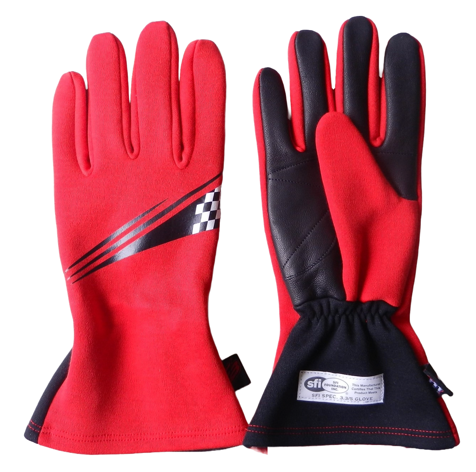 T-III RED Race Gloves SFI