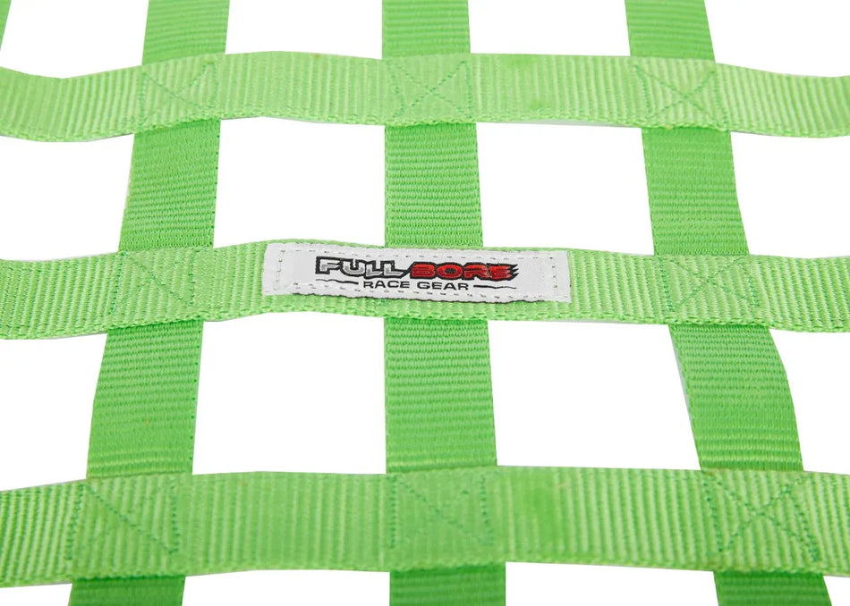 FULL BORE Race Gear SFI 27.1 Window Net (Lime Green)