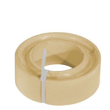 Speedthane 1" Medium White Spring Rubber – Double Groove