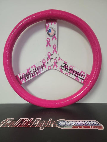 Breast Cancer Superior Steering Wheel CUSTOM DESIGN
