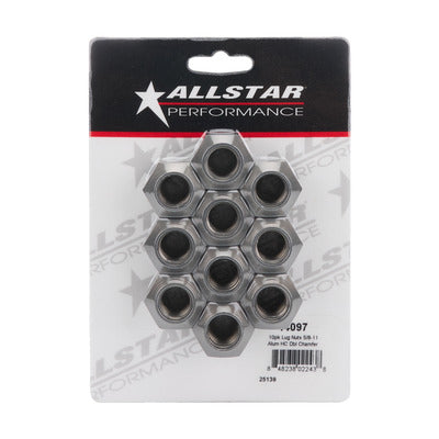 Allstar Lug Nuts 5/8-11 Alum  x 10 pack