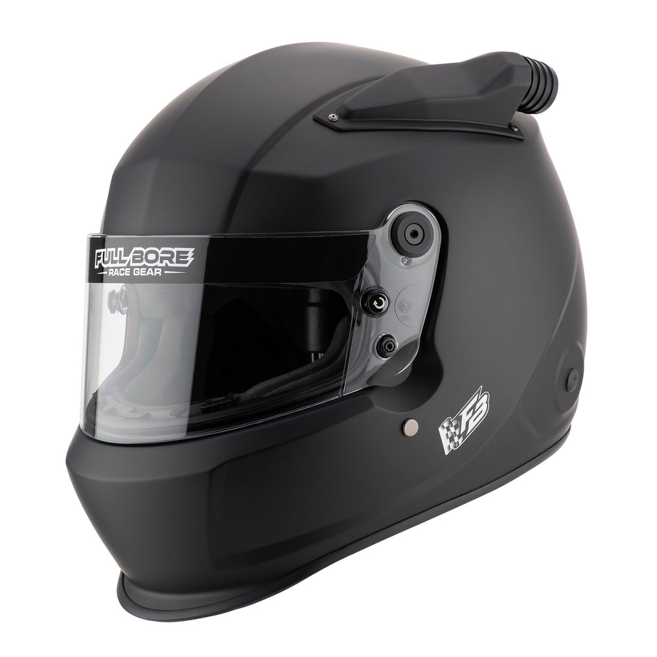 Full Bore Helmet SNELL2025 Matt Black (Mid-Air)