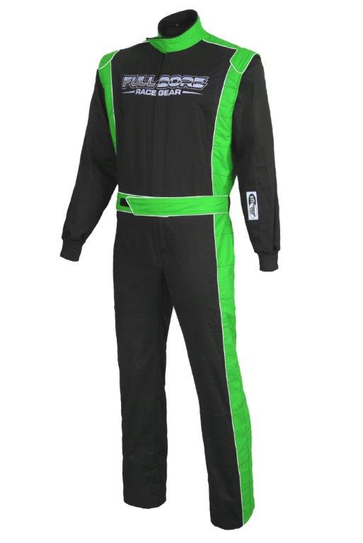 YOUTH Green- SJ13- FULL BORE SFI 3.2a/1 Single Layer Race Suit