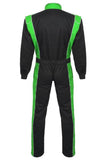 Green- SJ13- FULL BORE SFI 3.2a/1 Single Layer Race Suit