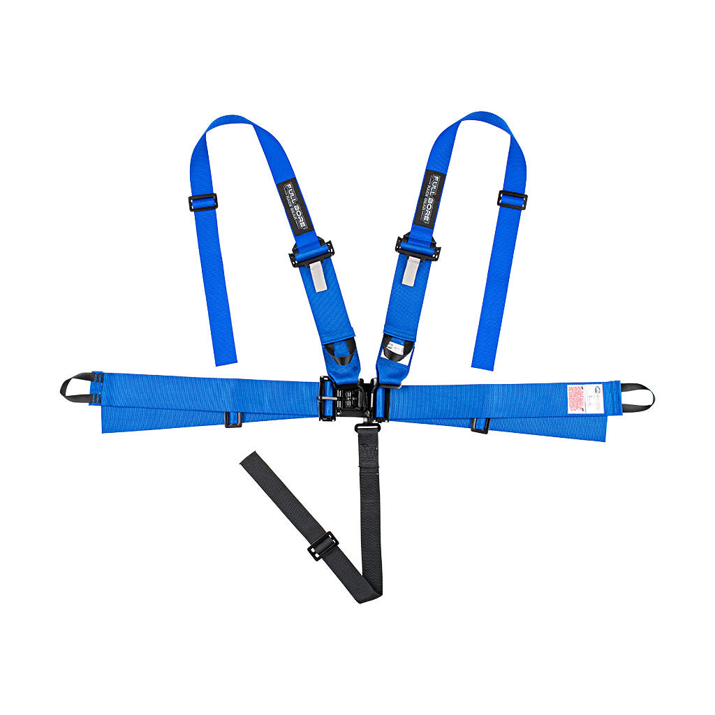 HANS style FULL BORE Harness 5 point SFI 16.1 (BLUE)