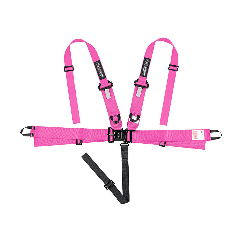 Bubblegum PINK HANS FULL BORE Harness SFI 16.1