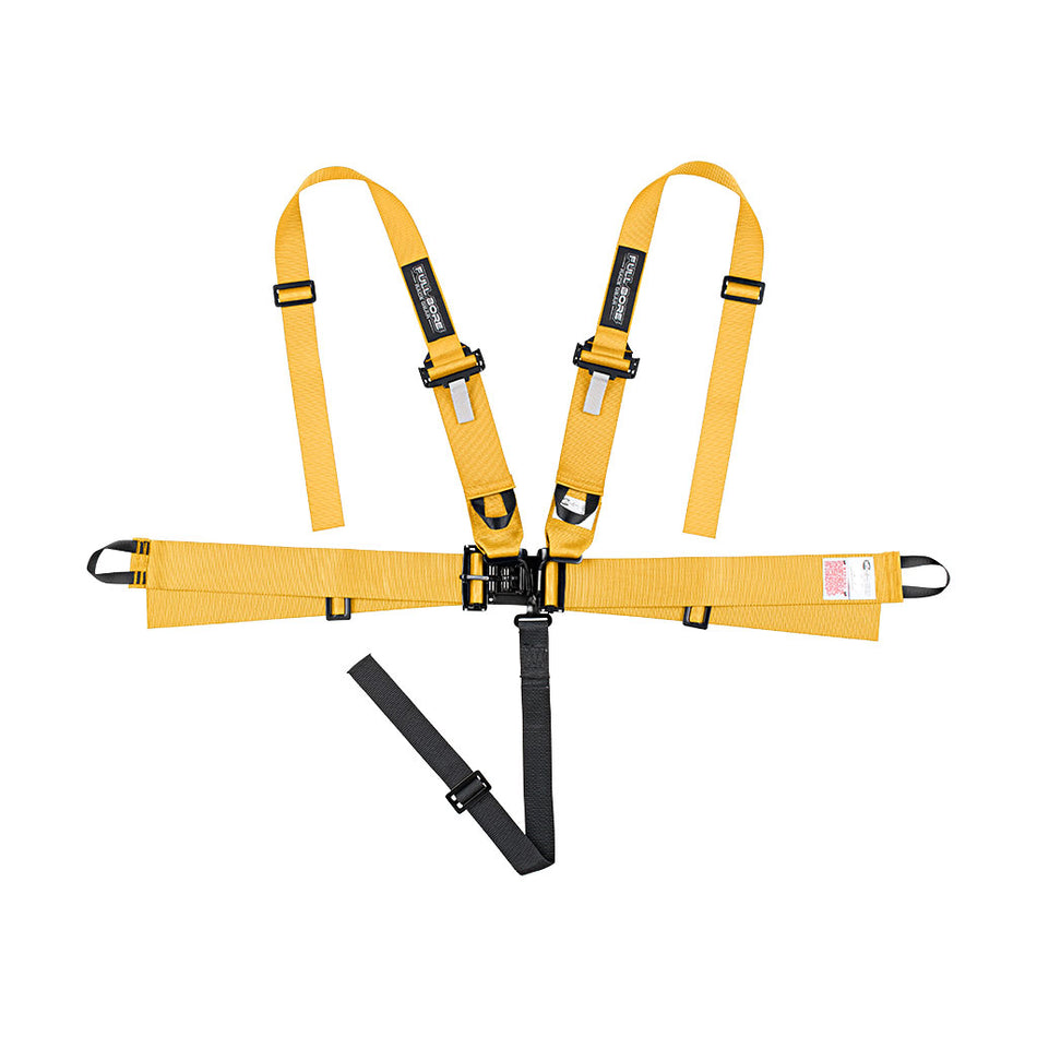 FLURO ORANGE HANS FULL BORE Harness SFI 16.1