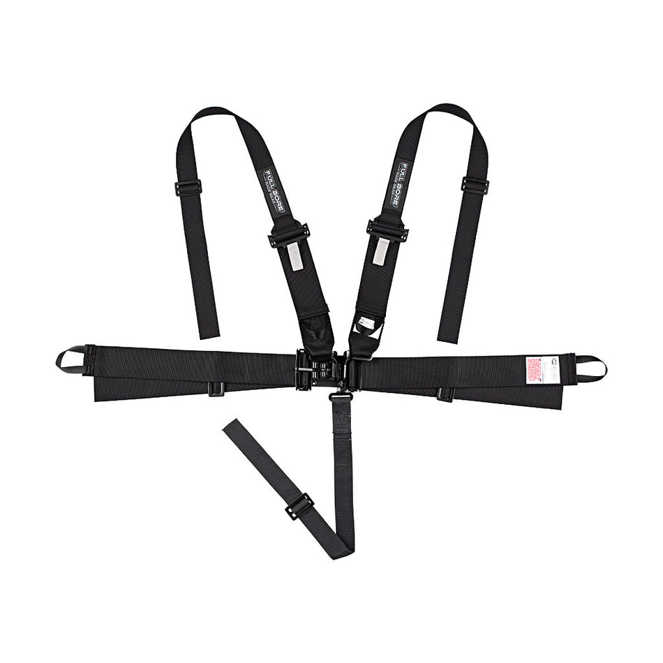 HANS style FULL BORE Harness 5 point SFI 16.1 (BLACK)
