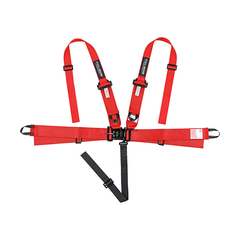 HANS style FULL BORE Harness 5 point SFI 16.1 (RED)