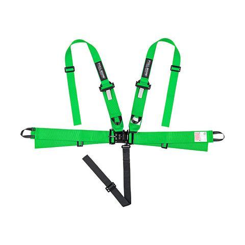 HANS style FULL BORE Harness 5 point SFI 16.1 (GREEN)