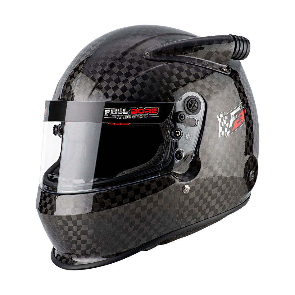 MID AIR Large Pattern Carbon Fibre Full Bore Snell 2020 Helmet