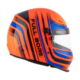 DBX -Fluro Orange Full Bore Helmet 2020 SNELL