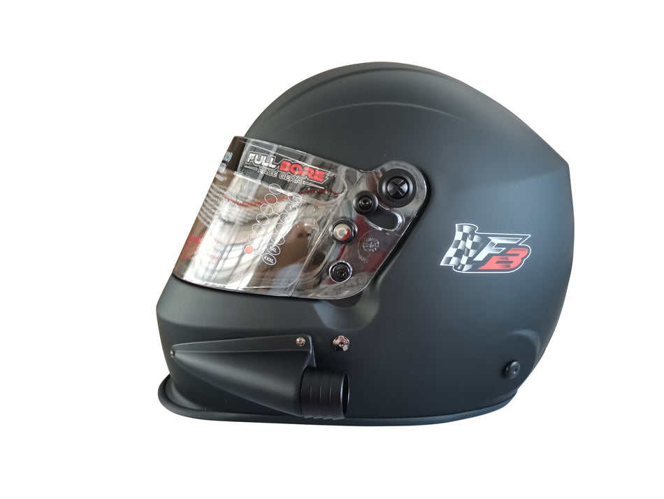 Side Air- Full Bore Helmet 2020 SNELL (MATT BLACK)