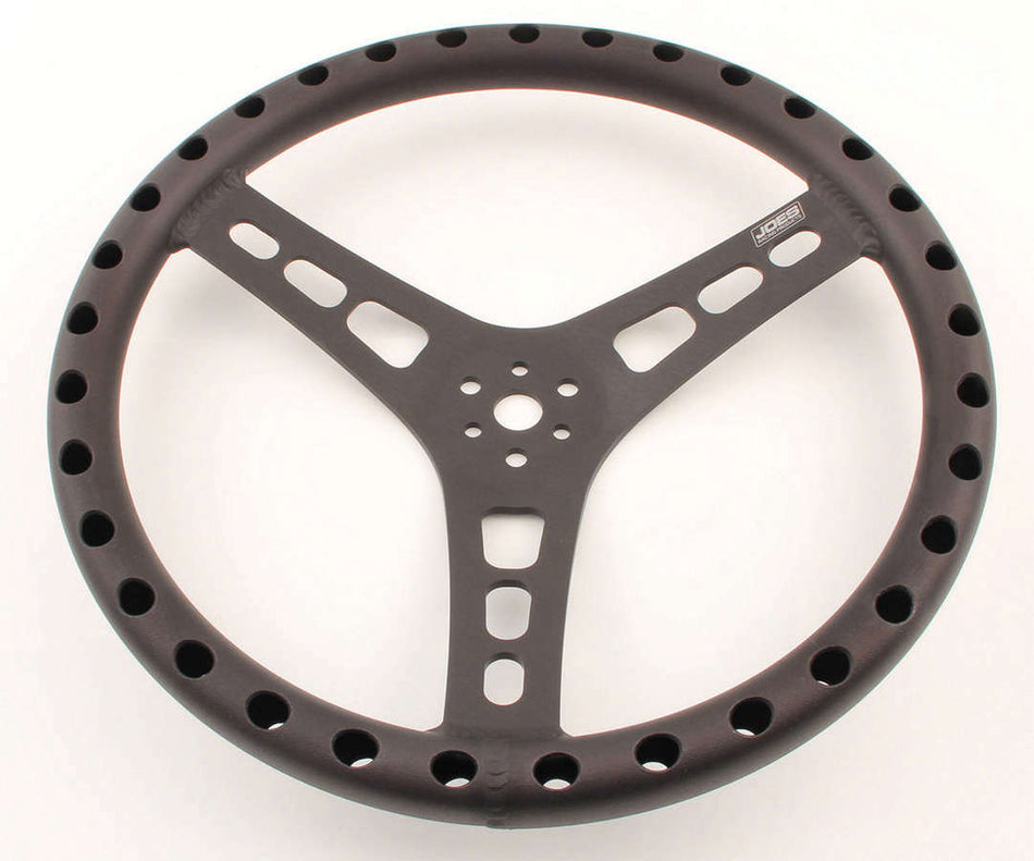 Joe's Racing 14in Dished Steering Wheel Black