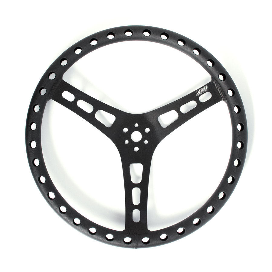 Joe's Racing 15in LW Steering Wheel Alum Dished Black