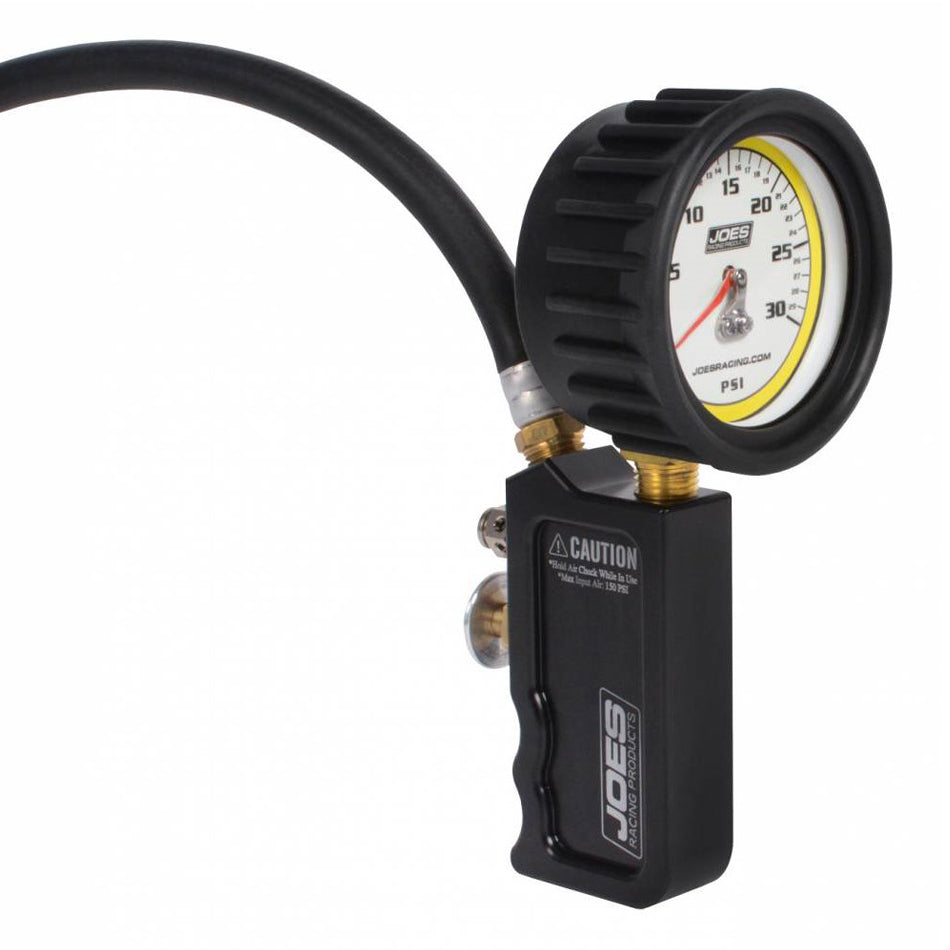 Joe's Racing Tire Inflator 0-30psi Analog Billet Quick Fill