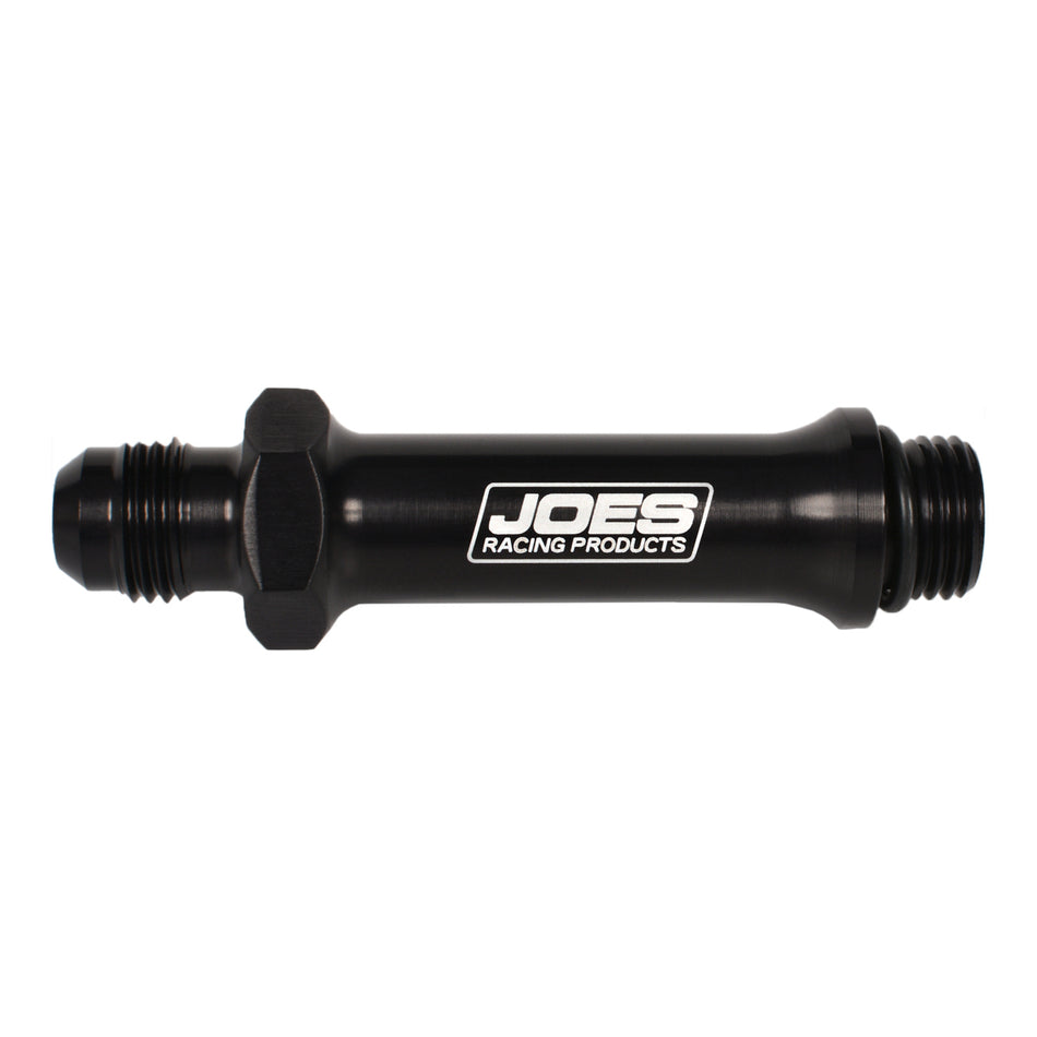 Joe's Racing Port Fitting -6an Extended Black