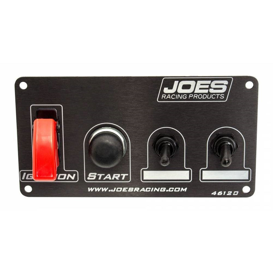 Joe's Racing Switch Panel Ing/Start w /2 Acc Switches No Light