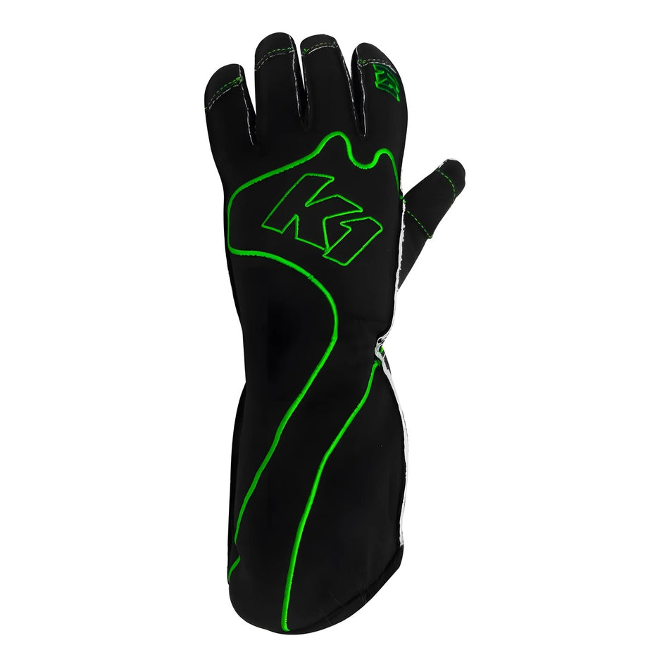 K1 Gloves Karting RS1 Adult  Black/Green