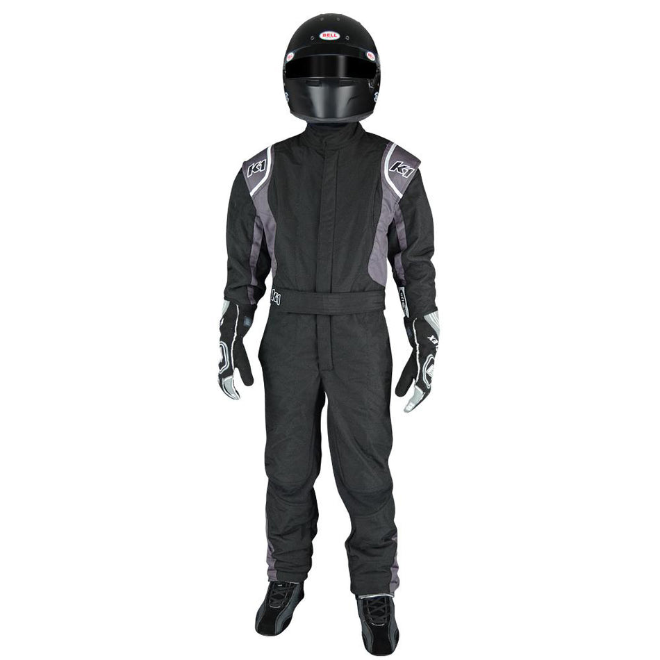 K1 Suit Precision II Black / Gray Youth