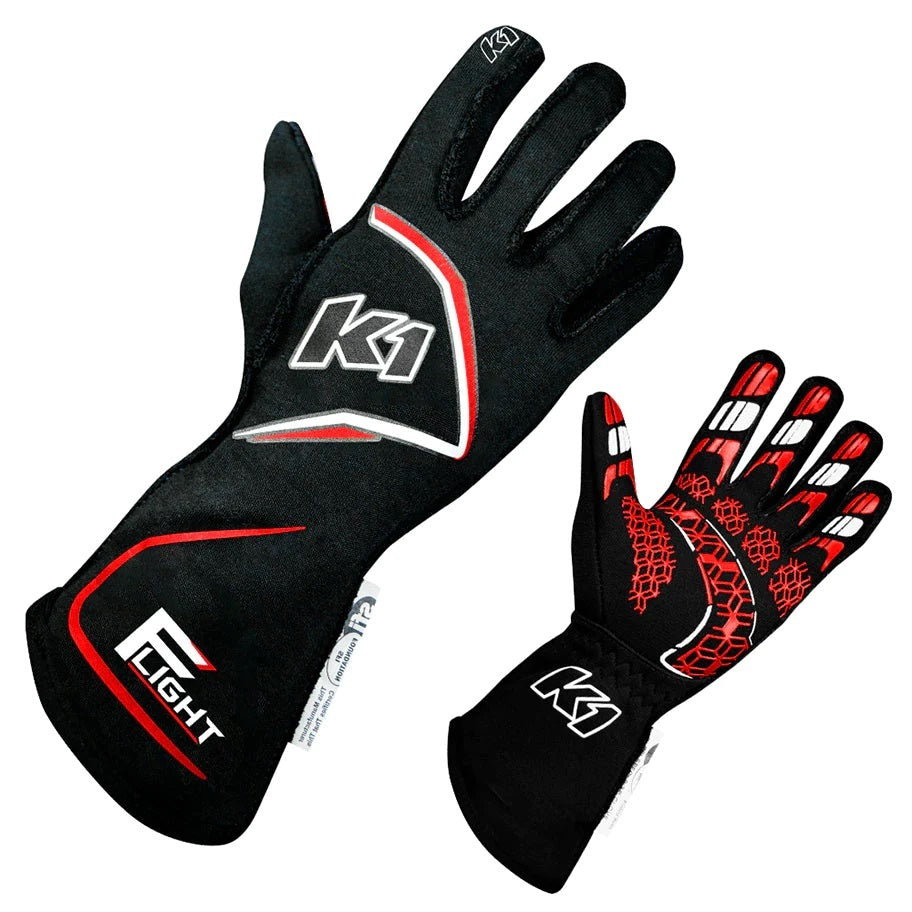 Gloves Flight Black-Red