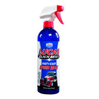Lucas Slick Mist Speed Wax, Exterior, 24 oz Spray Bottle