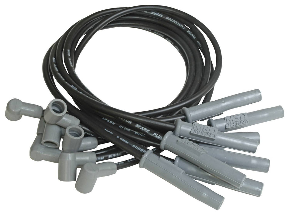 MSD 8.5MM Spark Plug Wire Set - Black