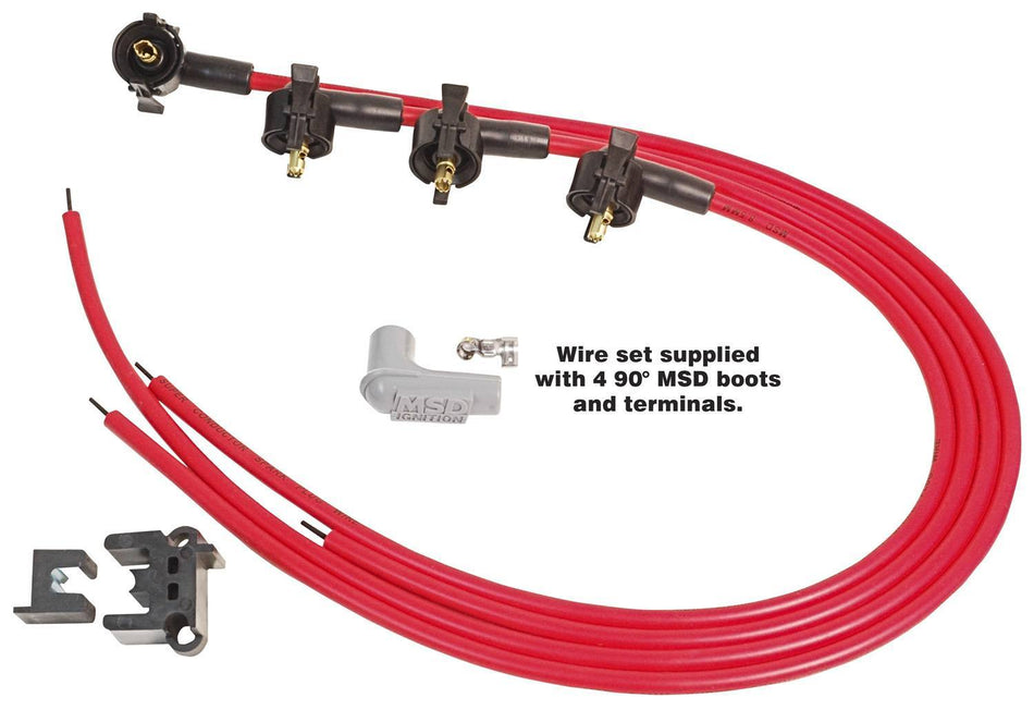 MSD 8.5mm Spark Plug Wire Set - 4-Cyl. Midget