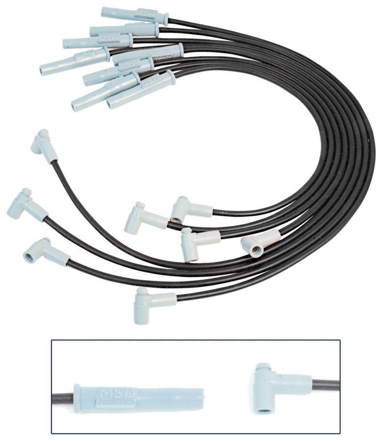 MSD 8.5MM Spark Plug Wire Set - Black