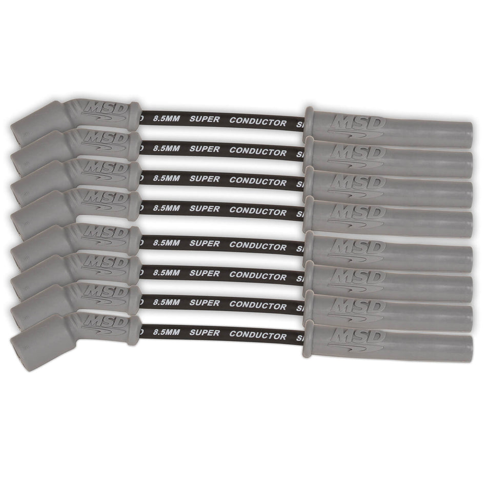 MSD Spark Plug Wire Set - GM LT1 2014-Up Black