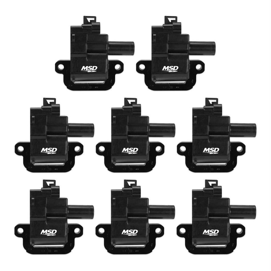 MSD Coils GM 98-06 (LS1/6) 8-Pack  - Black