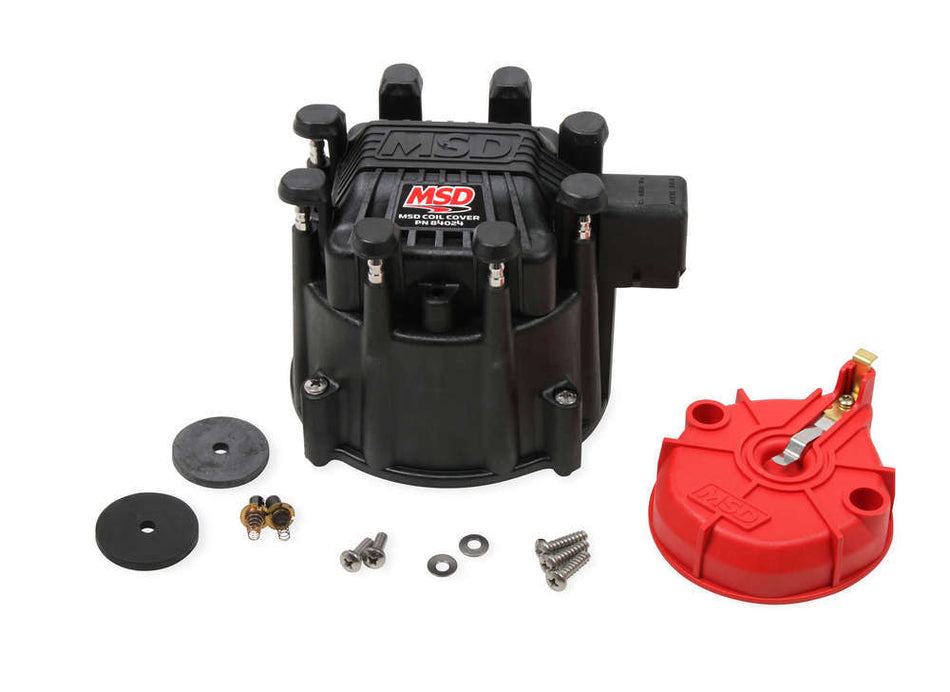 MSD Extreme Output GM HEI Cap/Rotor Kit Black