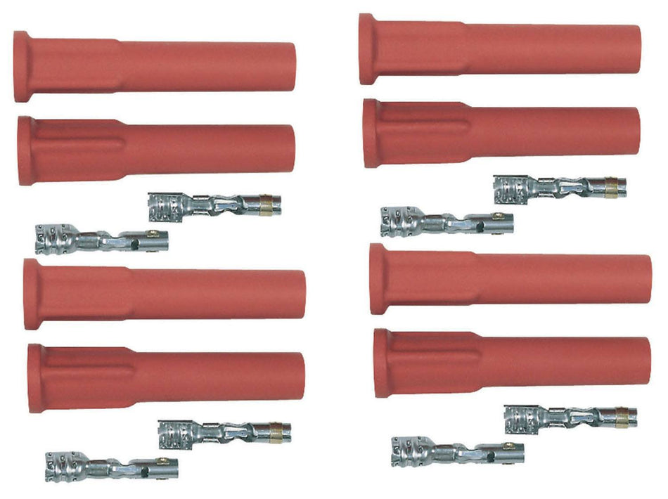 MSD Straight Spark Plug Boots - 8-pack