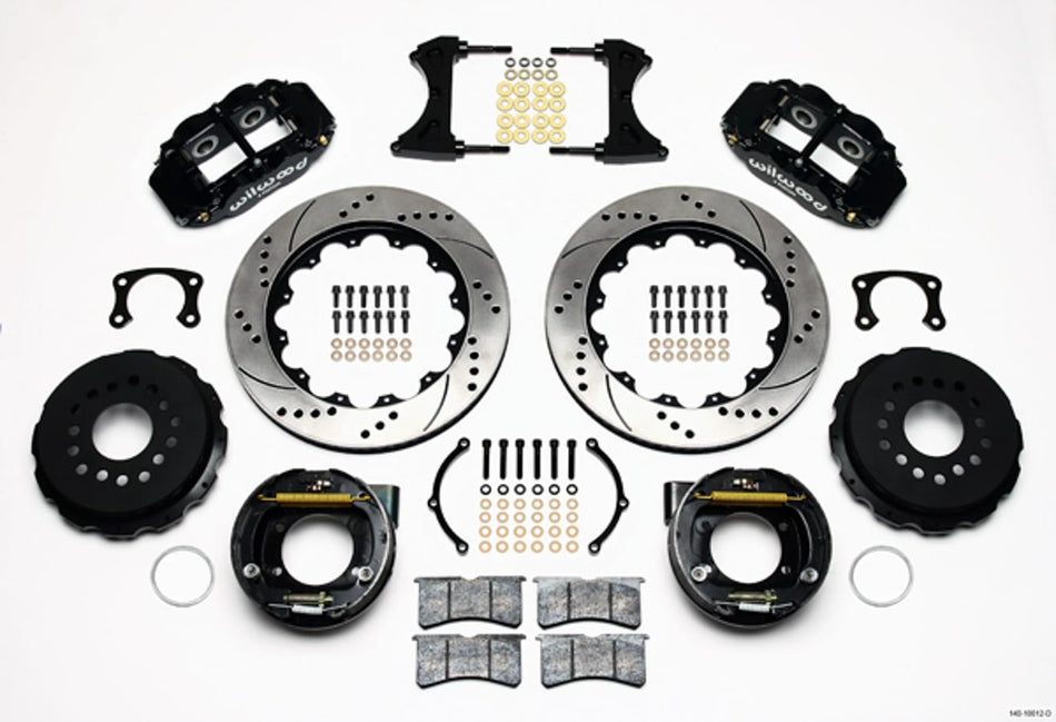 WILWOOD Rear Brake Kit Big Ford New Style w/Parking Brk