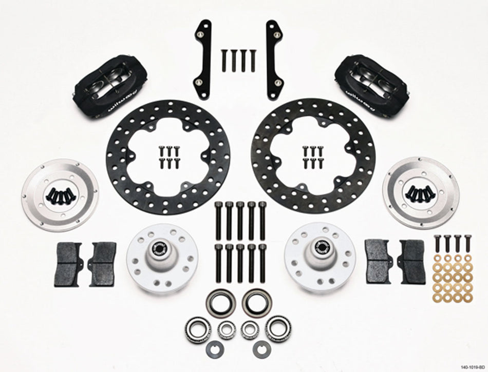 WILWOOD MD Drag Front Brake Kit GM Drilled Rotors