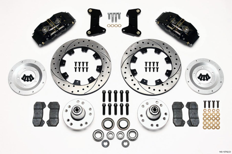 WILWOOD Front Disc Brake Kit 74- 78 12.19in Drilled Rotor