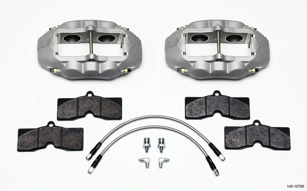WILWOOD Front Brake Kit 65-82 Corvette Clear Anodized