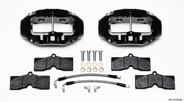 WILWOOD Rear Brake Kit 65-82 Corvette Black Caliper