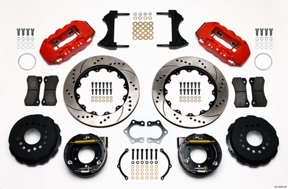 WILWOOD Rear Brake Kit Mustang 05-Up w/Park Brake