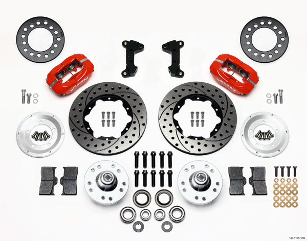WILWOOD Front Brake Kit Mustang II 74-78 11in Drilled