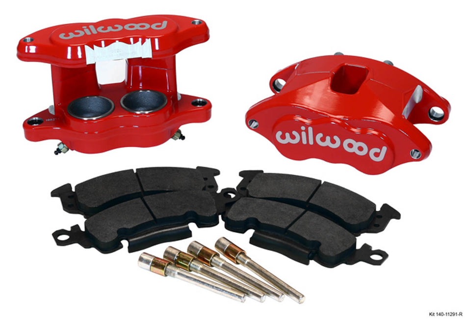 WILWOOD Front Caliper Kit D52/ Big GM Red Powdercoat