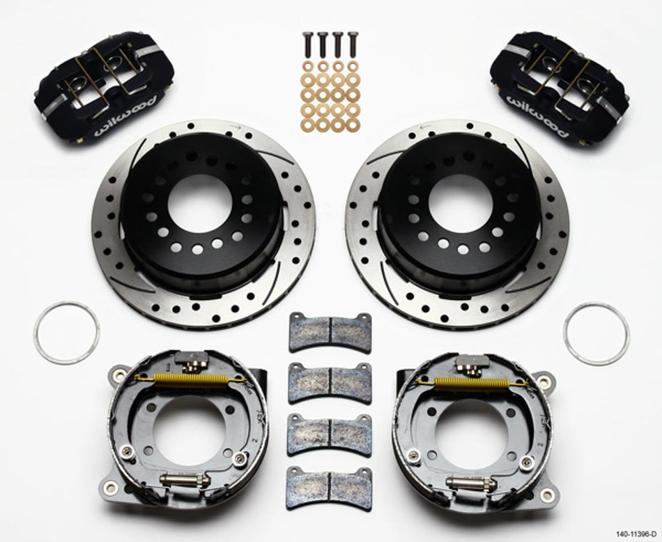 WILWOOD Brake Kit Rear Disc/Drum Mustang 8.85