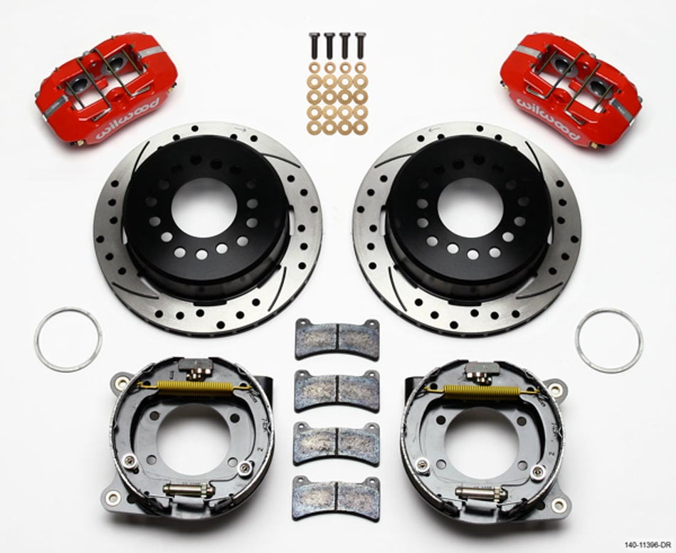 WILWOOD Rear Brake Kit Mustang 8.8in 5 Lug 2.5in Offset