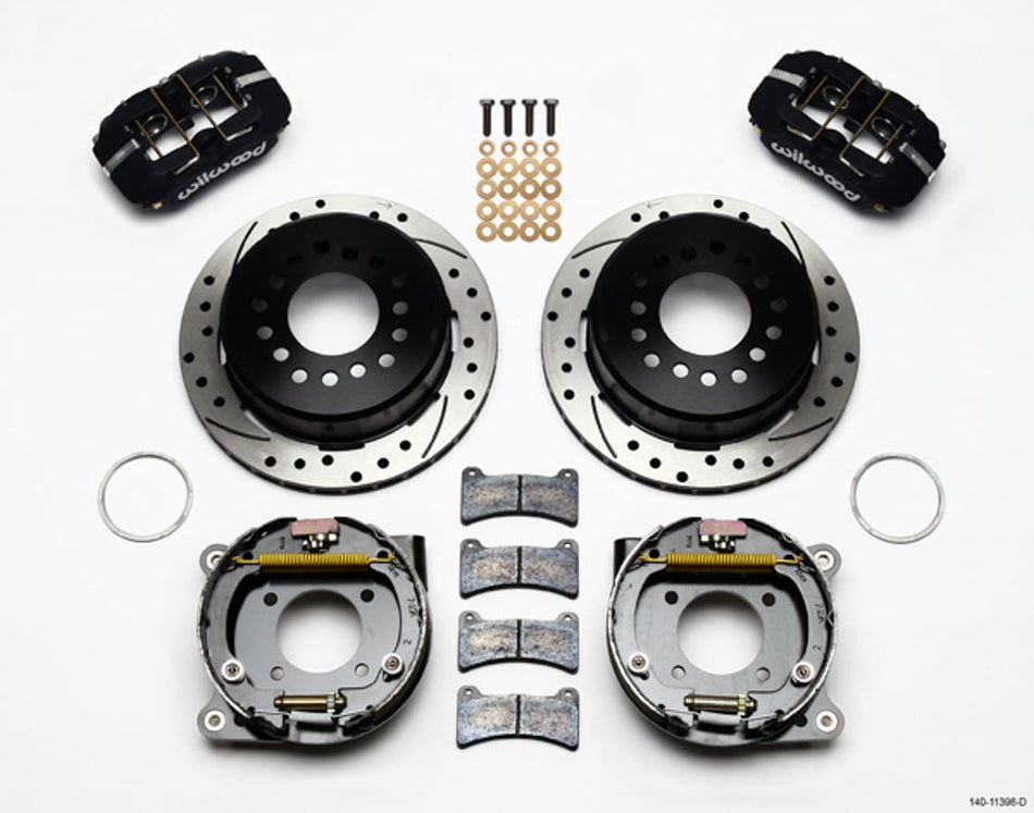 WILWOOD Rear Disc Brake Kit 12- Bolt Chevy w/Parking Brk